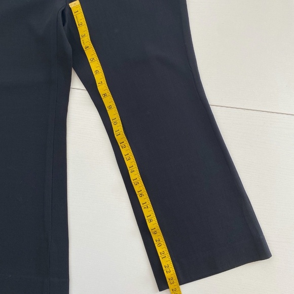 Lafayette 148 Manhattan Crop Pants Trousers Black Size 4 - Picture 11 of 13